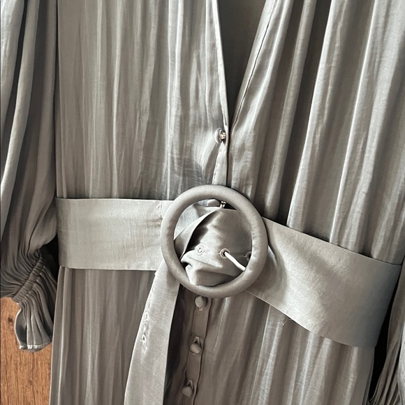 OPT Long Sleeve Light Blue Maxi Dress - Picture 4 of 8